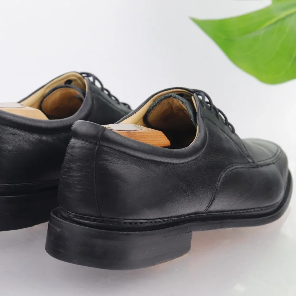 Florsheim Imperial Mens Barrington Oxfords Size 10.5 EEE WIDE Black Dress Shoes